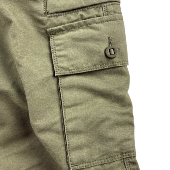 Lands' End Pants Cargo Lined Mid Weight Green Women's Size 8 - Picture 4 of 10